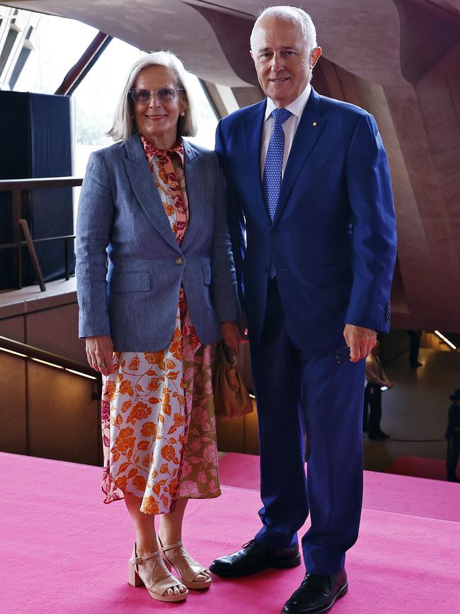 Malcolm and Lucy Turnbull. Picture: Sam Ruttyn