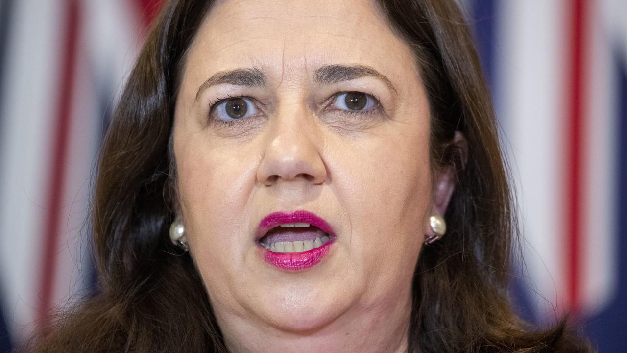 Queensland Premier Annastacia Palaszczuk has said the state border will remain closed to Victoria but reopen to other states on July 10. Picture: Glenn Hunt/AAP