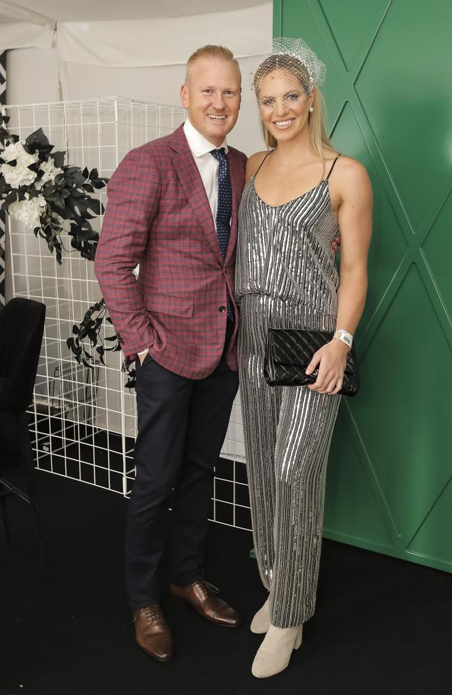 Luttsy and Seebohm at the KIRIN Stakes Day at Eagle Farm Racecourse. Picture: Mark Cranitch