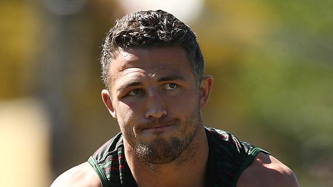 Sam Burgess could be exiled from the game for life. Picture: Mark Metcalfe/Getty