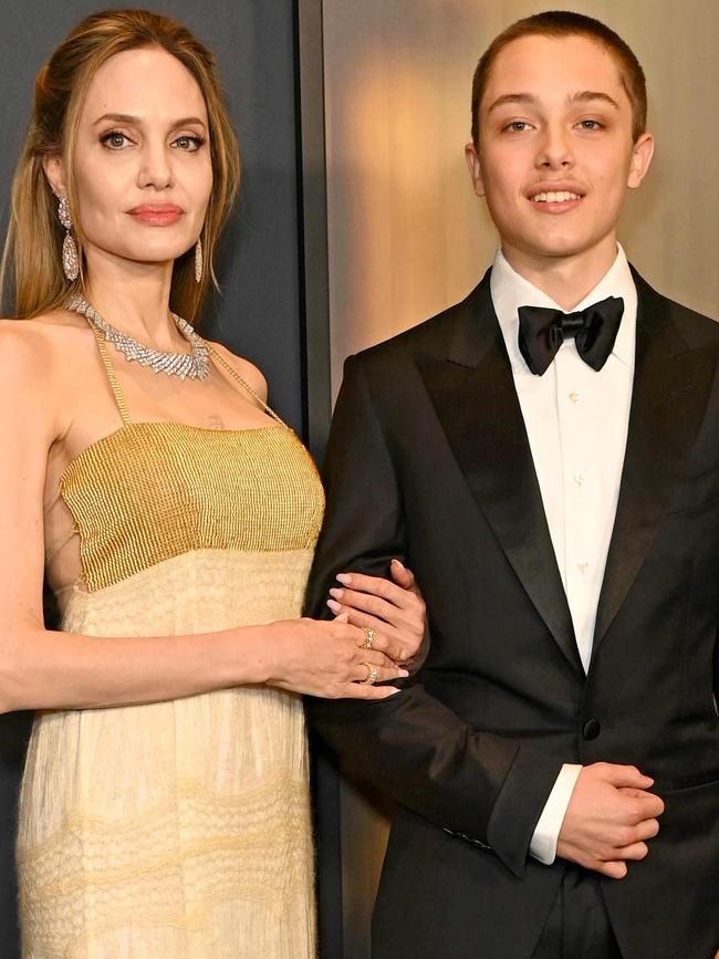 Knox has inherited some of his dad’s movie star looks. Picture: Jon Kopaloff / GETTY IMAGES NORTH AMERICA / Getty Images via AFP