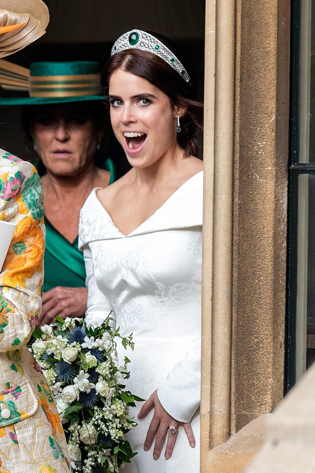 Princess Eugenie on her wedding day. Image credit: Getty Images
