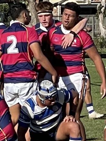 Ahani Leilua last season playing First XV. He has moved to Ipswich SHS.