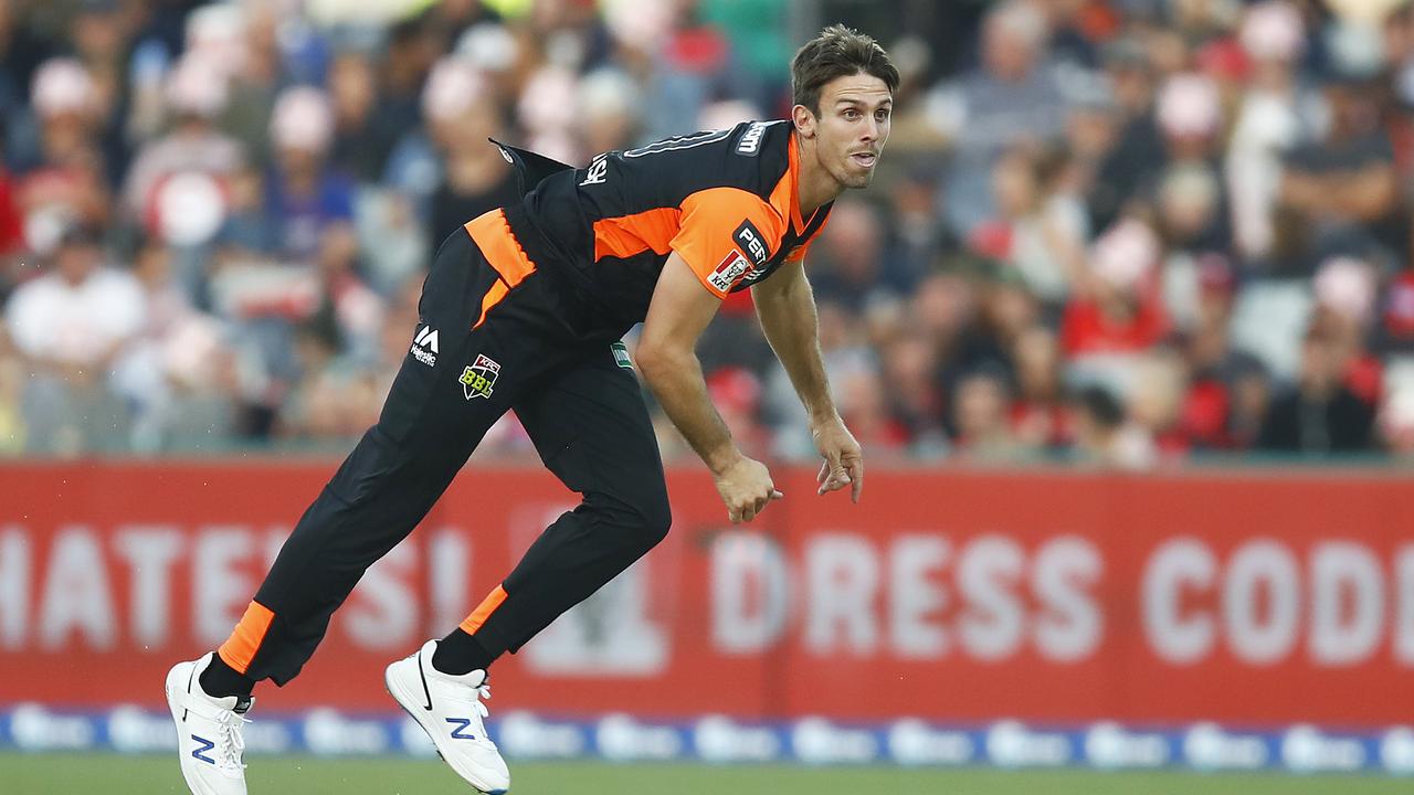 Mitch Marsh of the Scorchers is in rare form at the moment