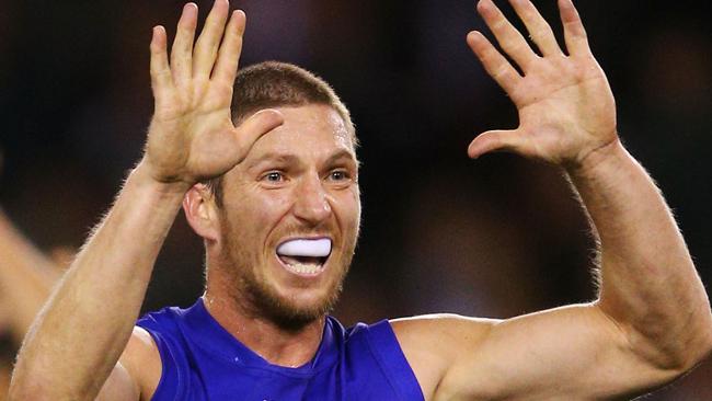 Clinton Young of the Hawks in action during the round 12 AFL match News  Photo - Getty Images