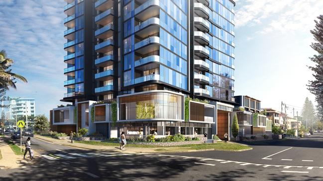 The Luxe was the second proposal for the site before it was put on the market in 2018. Photo: Supplied