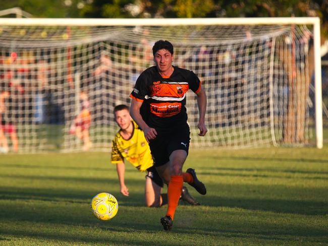 Edge Hill United FC v Mareeba Bulls. FQ Far North 2024. Elimination match, finals week one. Photo: Gyan-Reece Rocha