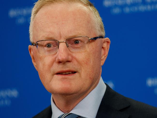 SYDNEY, AUSTRALIA - NewsWire Photos APRIL 20, 2023: Reserve Bank of Australia Governor Philip Lowe during a press conference on Thursday at the RBA following the release of government recommendations. Picture: NCA NewsWire / Nikki Short