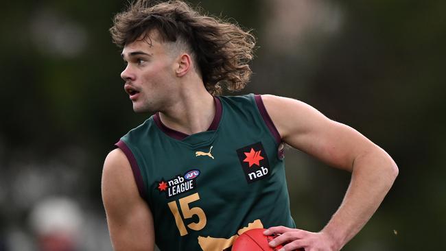 Lachie Cowan shared the Morrish Medal as the best and fairest player in the 2022 NAB League Boys season. Picture Steve Bell/AFL Photos