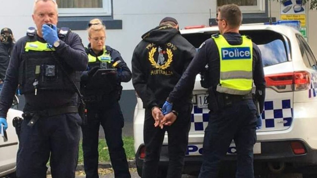 Proud Boys member arrested in Melbourne. Source: Rohan Irvine