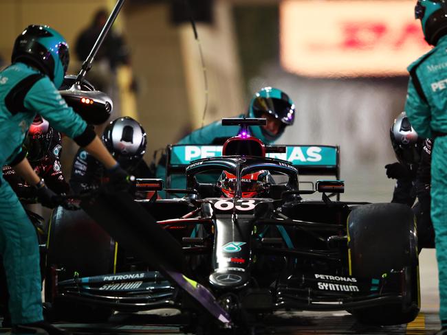 Pit lane was not a fun place to be for Mercedes.