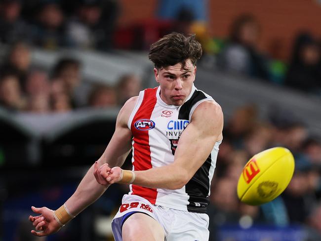 Darcy Wilson looks to be a serious talent. Picture: James Elsby/AFL Photos via Getty Images