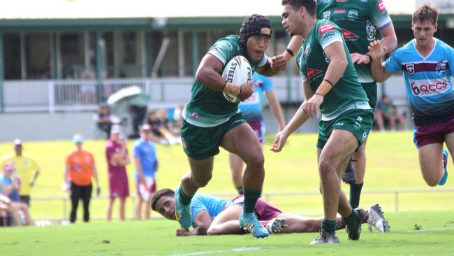 Saifiti Junior Saifiti on his way to scoring.