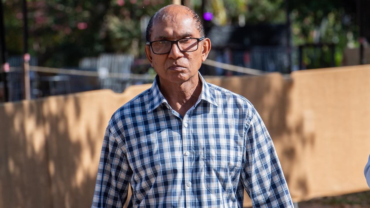 All charges were dropped against Berrimah Family Practice doctor Mohamed Jamaldeen Hassian Ali, 73, who pleaded not guilty to four counts of gross indecency and one count of rape. Picture: Pema Tamang Pakhrin