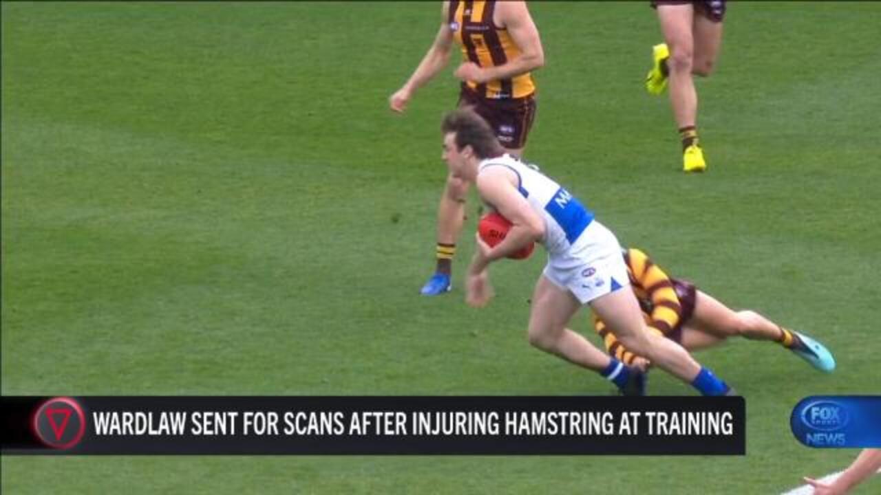 Roos sweat on Wardlaw scans