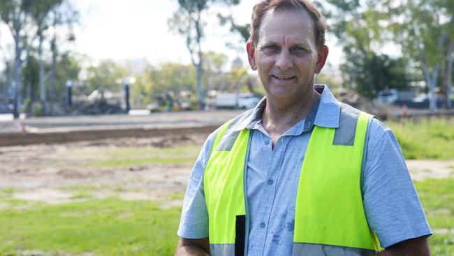 Tony Williams at the new North Rockhampton boat ramp in late 2017.