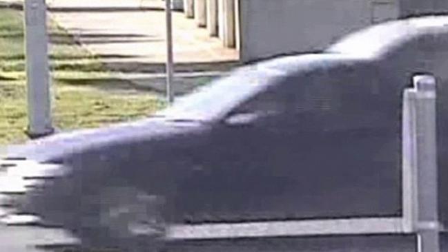 A black Holden Commodore ute fitted with a black canopy, seen at the same time. Picture: Victoria PoliceSource:Supplied