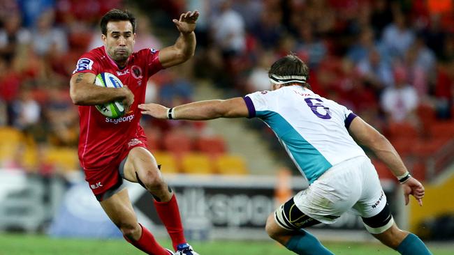 Former Reds speedster Rod Davies could be drafted into the Australian sevens team. Picture: Darren England.