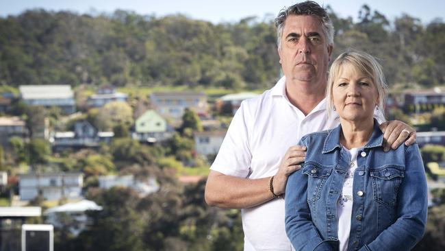 Landlords Peter and Vanessa McKenna at Bellerive. Picture Chris Kidd