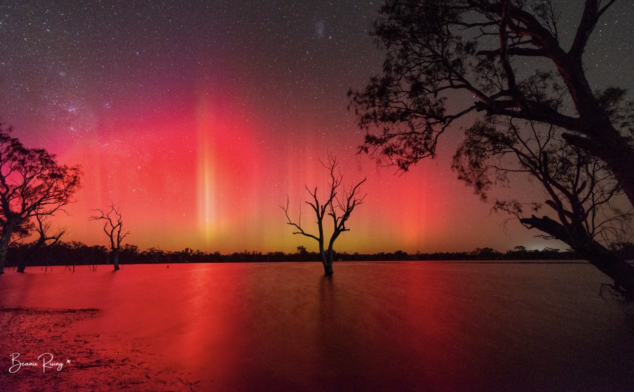 Stunning display of the aurora australis