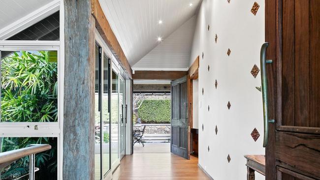 This home at Wategos beach has reportedly sold for a record-breaking $22 million.