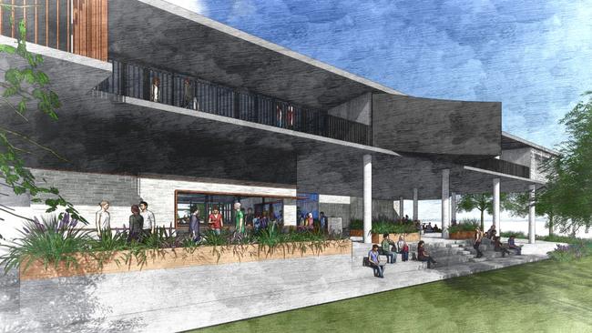 The redevelopment will include 12 new permanent classrooms. 