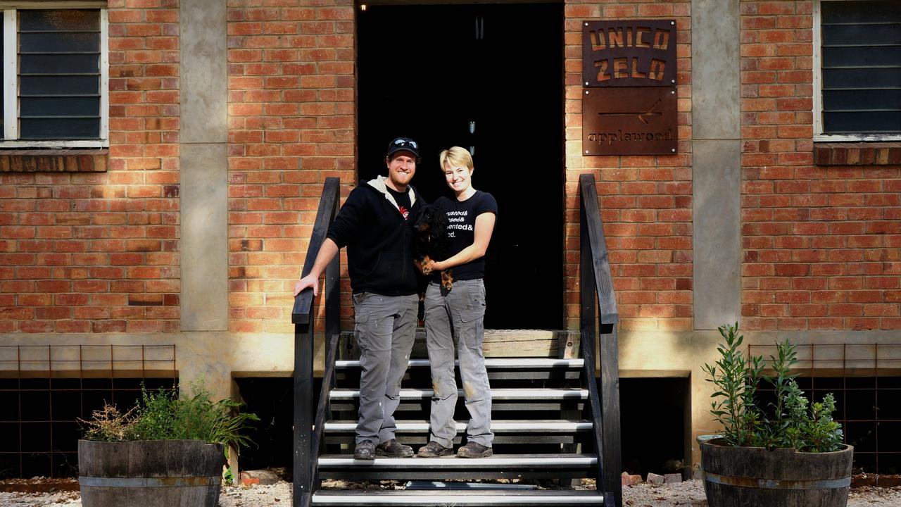 Brendan and Laura Carter of Applewood Distillery. Picture: Dylan Coker