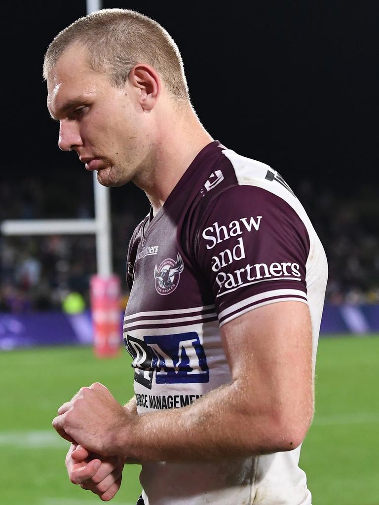 Tom Trbojevic following defeat (Photo by Bradley Kanaris/Getty Images)