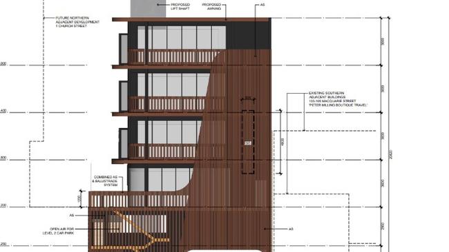 Architectual plans of the proposed development.