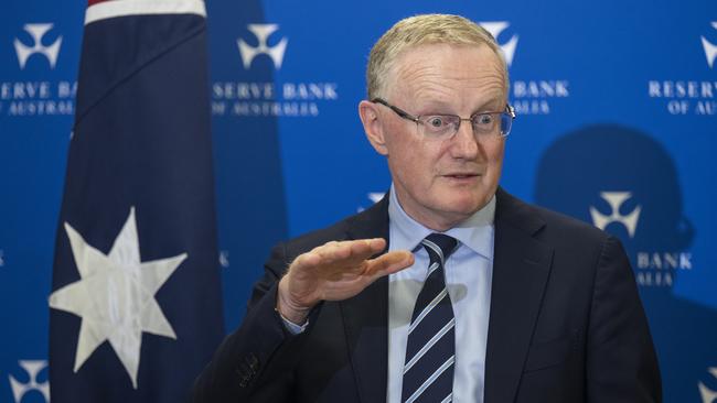 RBA, led by Philip Lowe, has lifted the official interest rate to 1.35 per cent. Picture: Louie Douvis/Getty Images