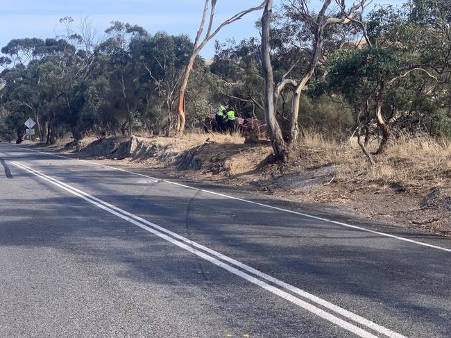 A 29-year-old man has died in a crash in South Australia's Barossa Valley region. Picture: Keziah Sullivan/9News Adelaide