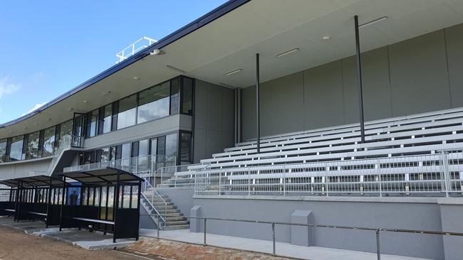 Stage two of the Lavington Sports Ground redevelopment is complete, including a stadium extension and a new function room.