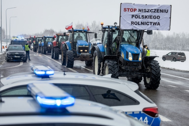Polscy rolnicy protestują przeciwko ukraińskiemu importowi i unijnym przepisom