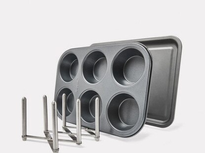 Kmart has announced it will be selling an $8 metal expandable kitchen organiser. Picture: Kmart