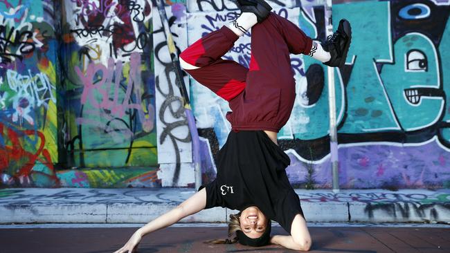 Breakdancing or ‘breaking’ will be a new Olympic sport in 2024. Picture: Sam Ruttyn