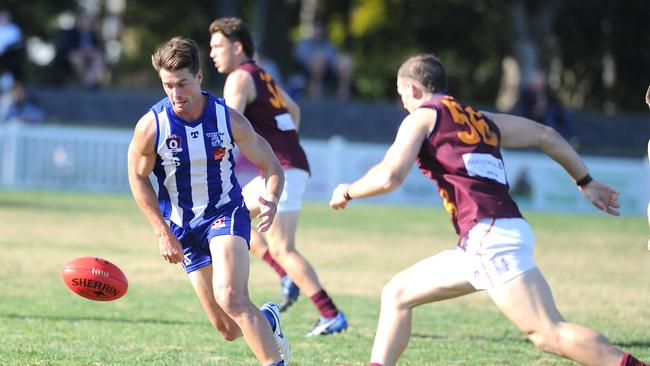 Former Mt Gravatt player Jonah Licht is a new recruit at South Mildura this year. Picture, Joh Gass