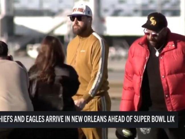 Super Bowl stars arrive in New Orleans