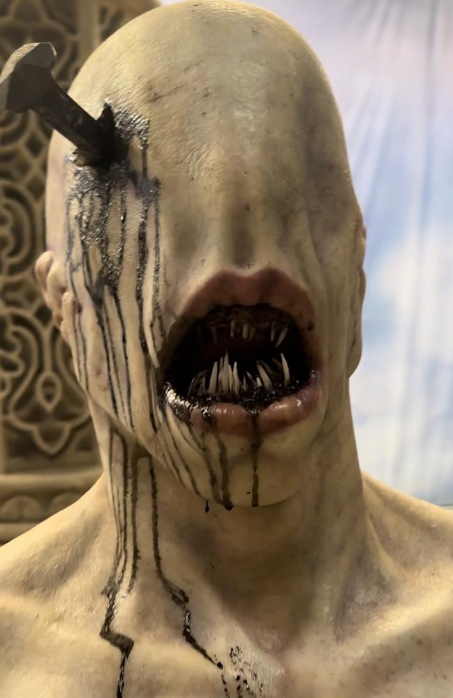 The “Fade” character’s mask is nightmare fuel. Picture: Supplied/Bronte Coy