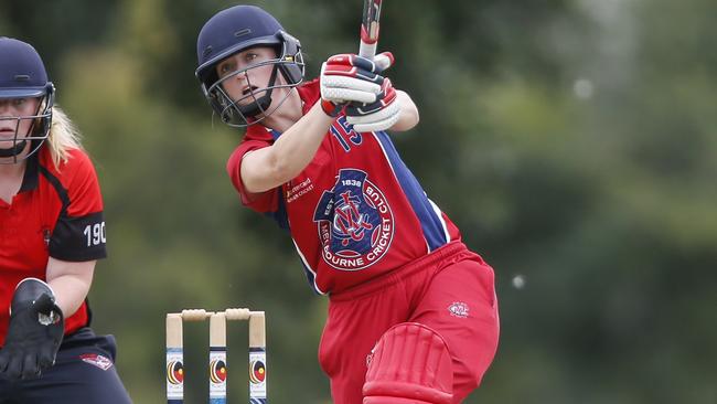 Amy Vine batting for Melbourne. Picture: Valeriu Campan