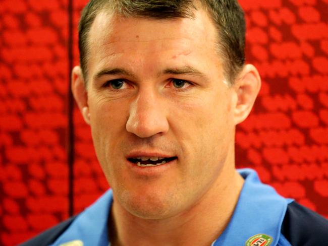 ‘Disgraceful’: Paul Gallen has spoken about the toll on players due to ASADA investigation. Picture: Gregg Porteous