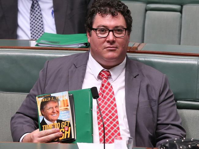 George Christensen has threatened to cross the floor before in Canberra. Picture: Kym Smith