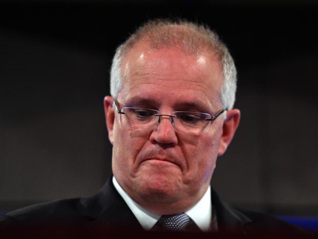 Scott Morrison launched his pitch to voters in a major speech today. Picture: AAP