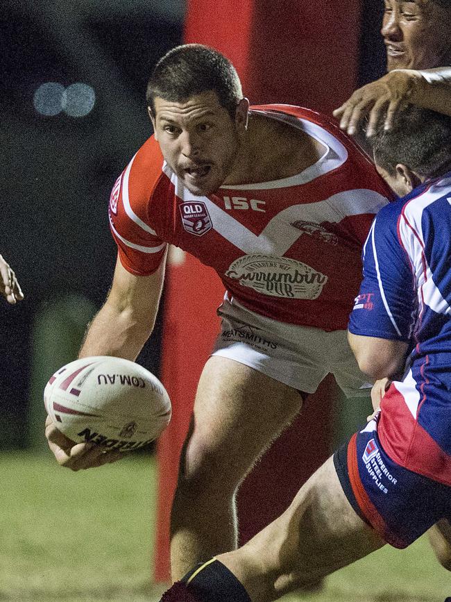 Round 10 of the Rugby League Gold Coast match between Runaway Bay and Currumbin at Bycroft Oval on Saturday. Currumbin's Jarrod Gill. Picture: Jerad Williams