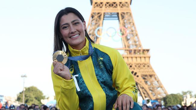 Women's Cycling BMX Racing Gold Medallist Saya Sakakibara. (Photo by Maja Hitij/Getty Images)