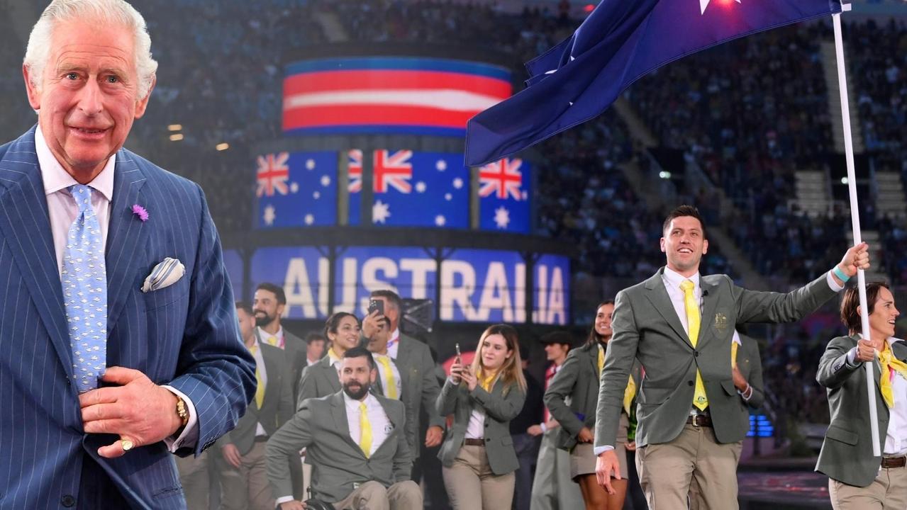 Prince Charles Australia Comm Games art