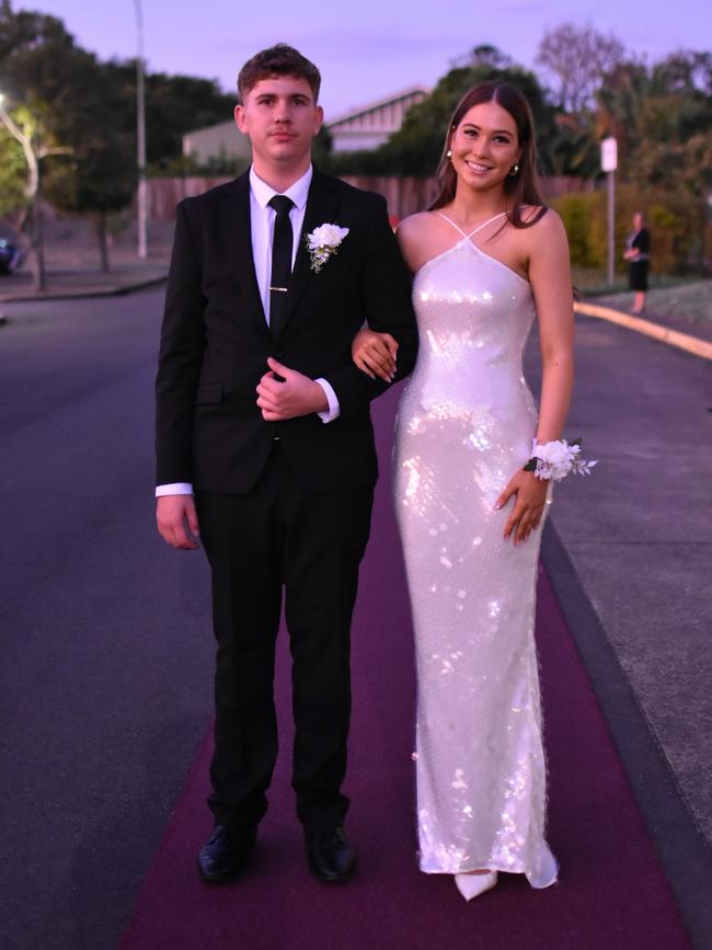 St Mary’s College students Chloe Mayes and Lachlan Summers.