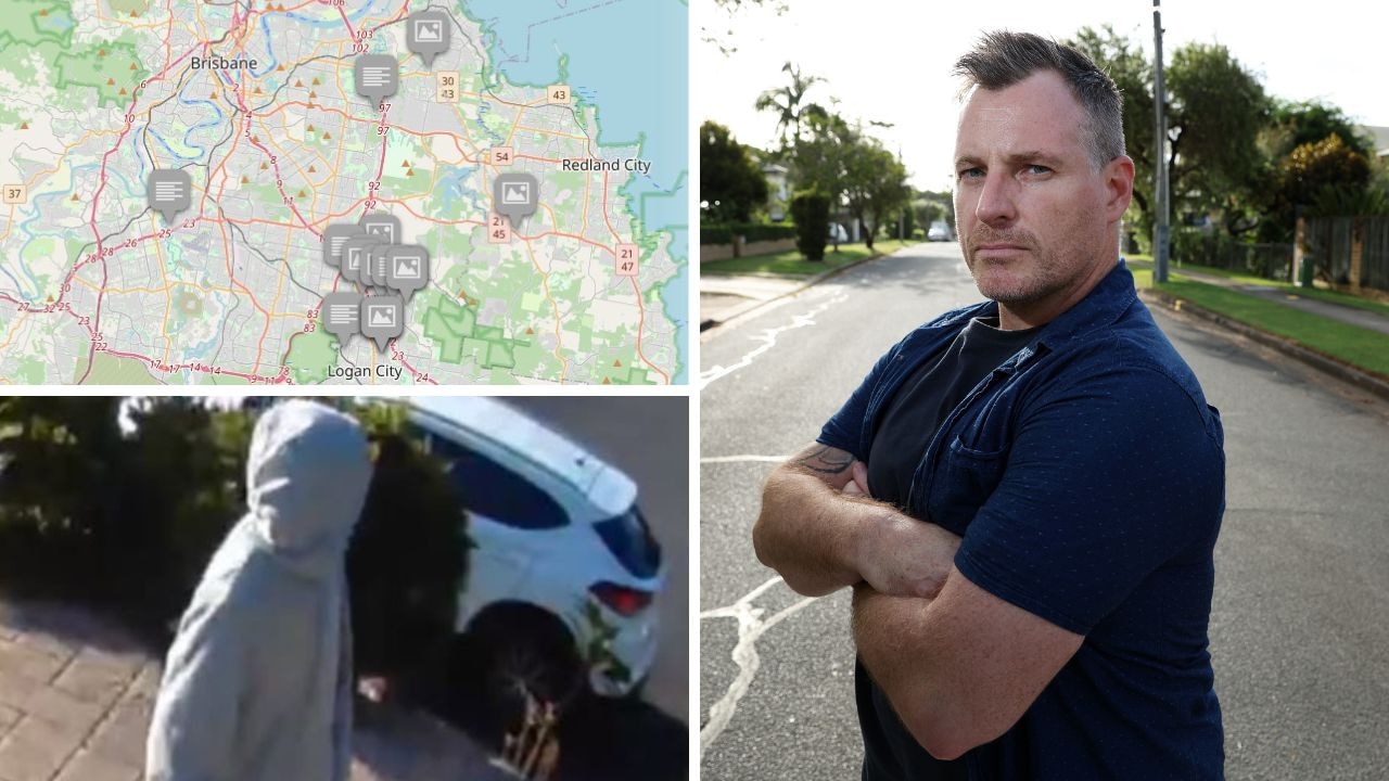 Crime spree mapped: Fed-up suburb takes fight into own hands