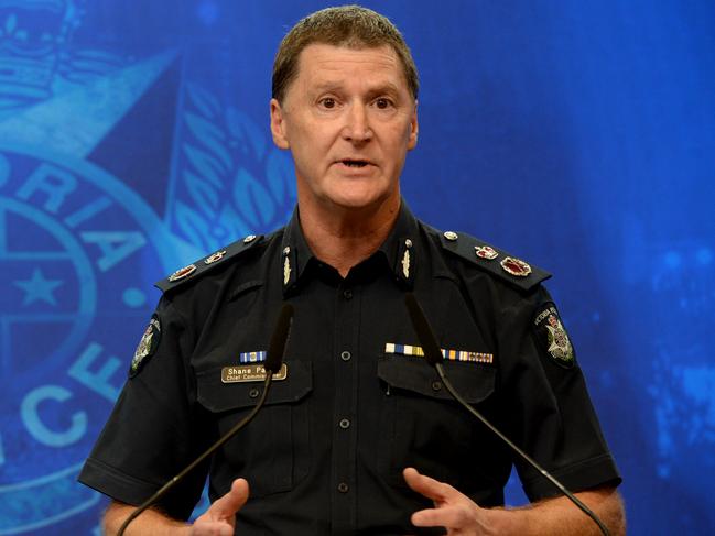 The union is escalating its attack on chief commissioner Shane Patton. Picture: Andrew Henshaw