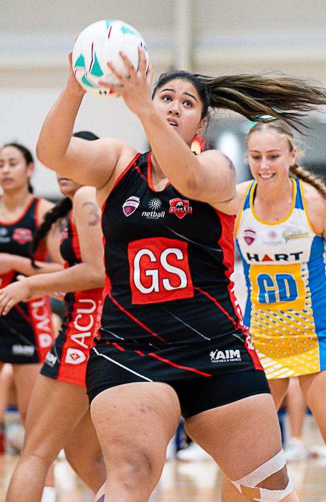 ACU Brisbane North Cougars player Larika Malagaoma. Photo credit: KWP Studios.