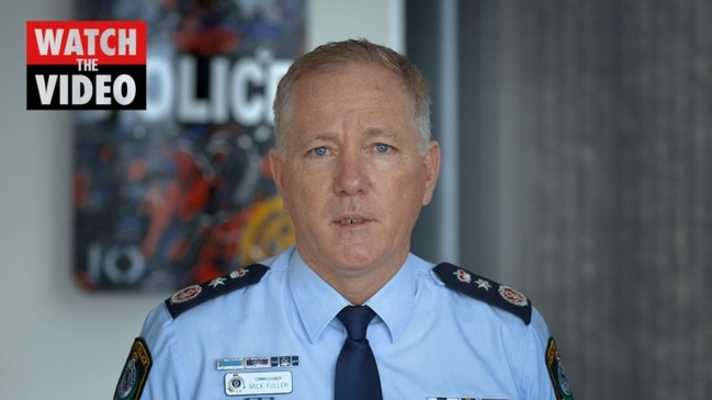 Sydney- Top cop Mick Fuller announces 'no more warning'